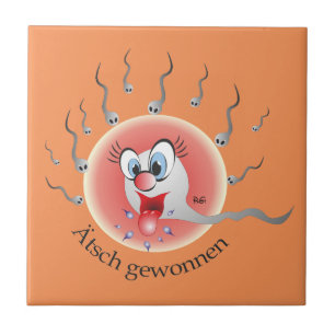 Ätsch gewonnen Fliese