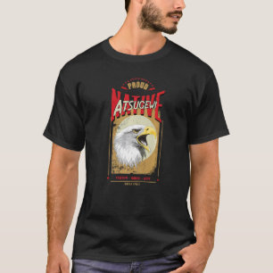 Atsugewi indianischer Adlergeist Vintage Hono T-Shirt