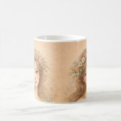 Att your photo och name Watercolor painting Cute Kaffeetasse (Mittel)