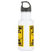 Attack Alphorn Edelstahlflasche (Rückseite)