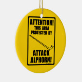 Attack Alphorn Keramikornament (Rechts)