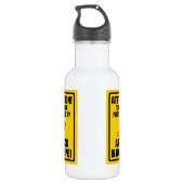 Attack Bagpipe Edelstahlflasche (Rückseite)