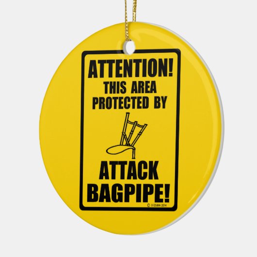 Attack Bagpipe Keramikornament (Links)