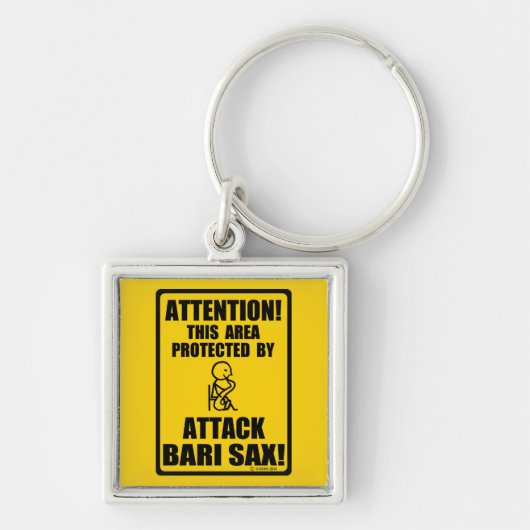 Attack Bari Sax Schlüsselanhänger (Vorne)
