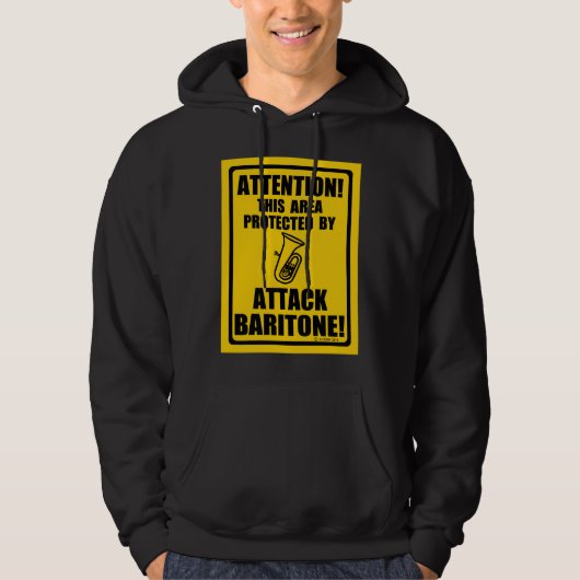 Attack Baritone Hoodie (Vorderseite)