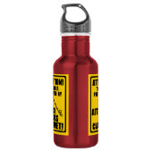 Attack Bass Klarinette Edelstahlflasche (Rückseite)