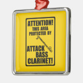 Attack Bass Klarinette Ornament Aus Metall (Links)