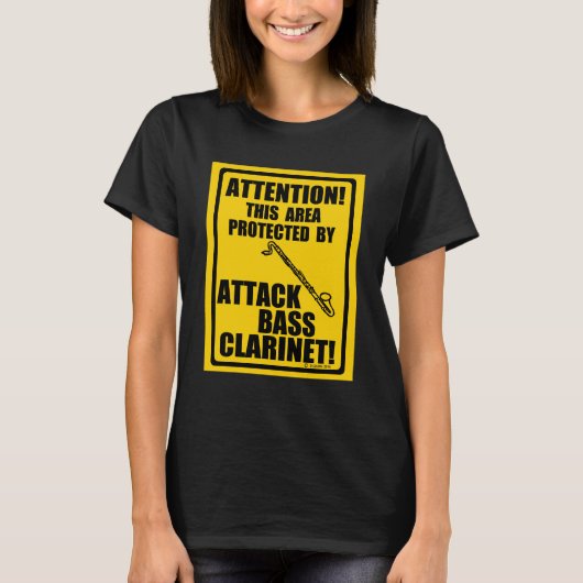 Attack Bass Klarinette T-Shirt (Vorderseite)