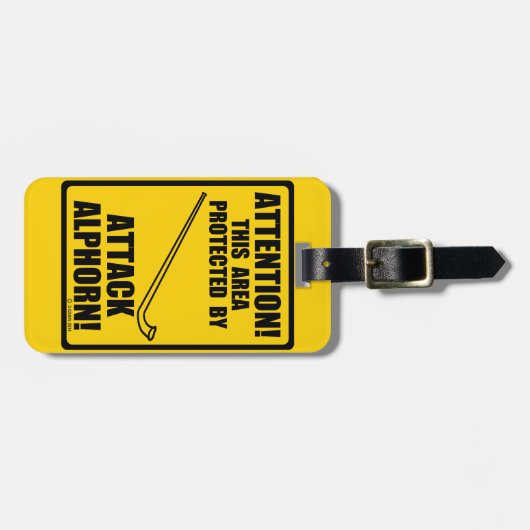 Attack Djembe Gepäckanhänger (Vorderseite horizontal)