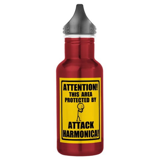 Attack Harmonica Edelstahlflasche (Links)