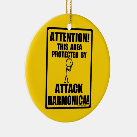 Attack Harmonica Keramikornament (Rechts)