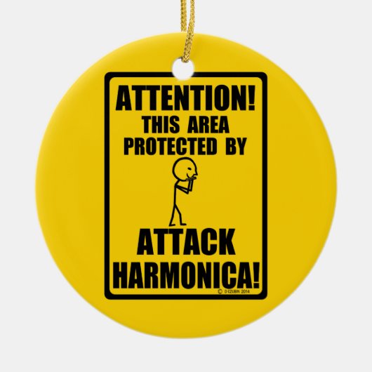 Attack Harmonica Keramikornament (Vorne)
