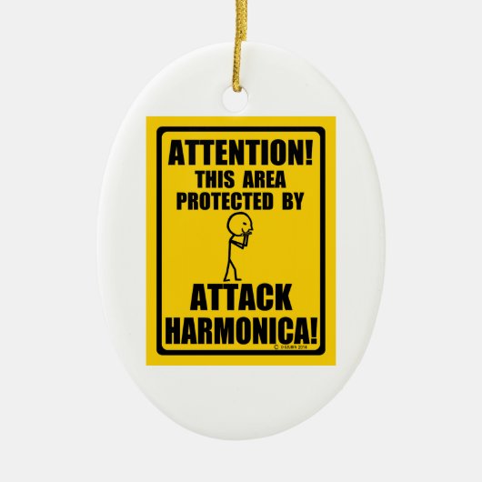 Attack Harmonica Keramikornament (Vorne)