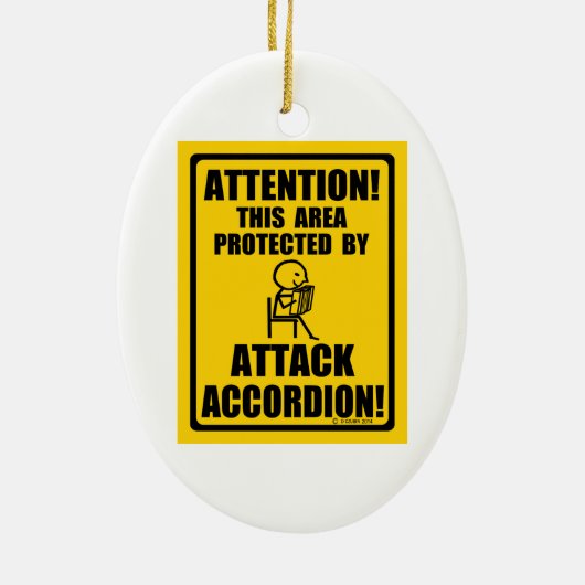 Attack Harmonica Keramikornament (Hinten)