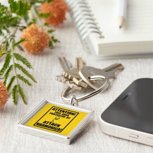 Attack Harmonica Schlüsselanhänger (Seite)