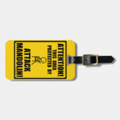 Attack Mandolin Gepäckanhänger (Vorderseite horizontal)