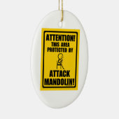 Attack Mandolin Keramik Ornament (Rechts)