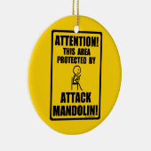 Attack Mandolin Keramik Ornament (Rechts)