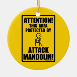 Attack Mandolin Keramik Ornament