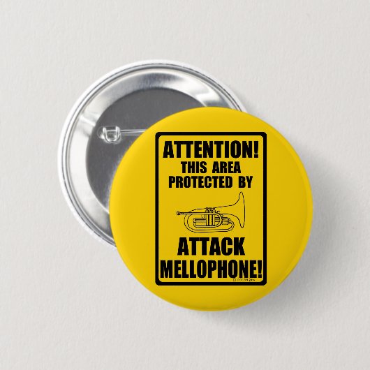 Attack Mellophone Button (Vorne & Hinten)