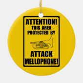 Attack Mellophone Keramik Ornament (Hinten)