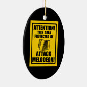 Attack Melodeon Keramik Ornament (Rechts)