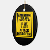 Attack Melodeon Keramik Ornament (Links)