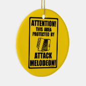 Attack Melodeon Keramik Ornament (Rechts)