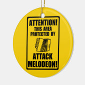 Attack Melodeon Keramik Ornament (Links)