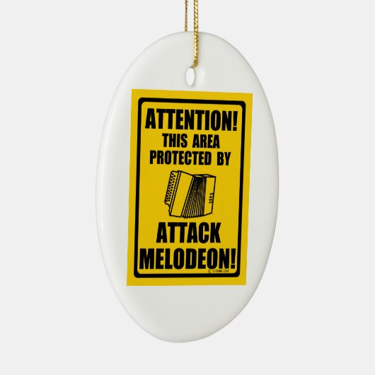 Attack Melodeon Keramikornament (Rechts)