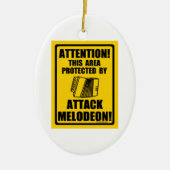 Attack Melodeon Keramikornament (Vorne)