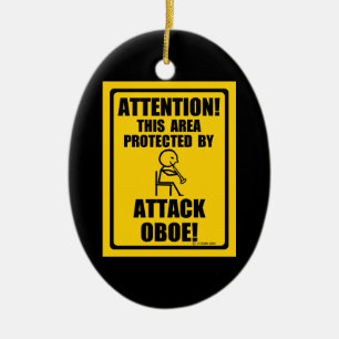 Attack Oboe Keramik Ornament