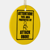 Attack Oboe Keramik Ornament (Rechts)