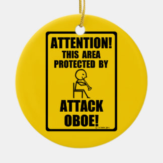 Attack Oboe Keramik Ornament