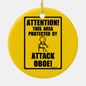 Attack Oboe Keramik Ornament (Hinten)