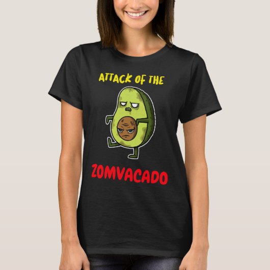 ATTACK OF THE ZOMVACADO u2013 AVACADO HALLOWEEN C T-Shirt (Vorderseite)