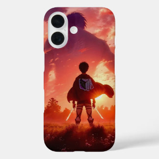 Attack on Titan Freedom Anime Handyhülle iPhone 16 Hülle