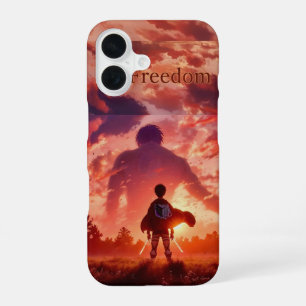 Attack on Titan Freedom Anime-Handyhülle iPhone 16 Hülle