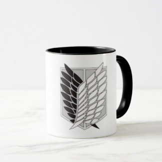 Attack on Titan Scout Regiment Wings of Freedom Em Tasse