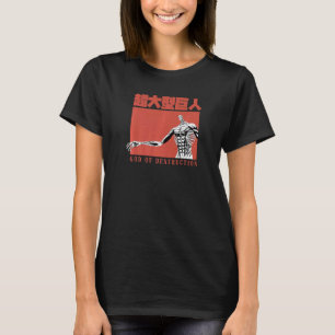 Attack on Titan Staffel 4 Titan Gott der Zerstörun T-Shirt