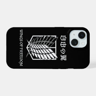 Attack on Titan Wings of Freedom Handyhülle 自由の翼 iPhone 15 Hülle
