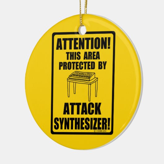 Attack Synthesizer Keramik Ornament (Links)