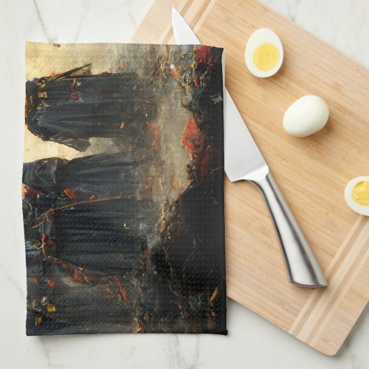 Attack the place geschirrtuch (Viertel Falte)