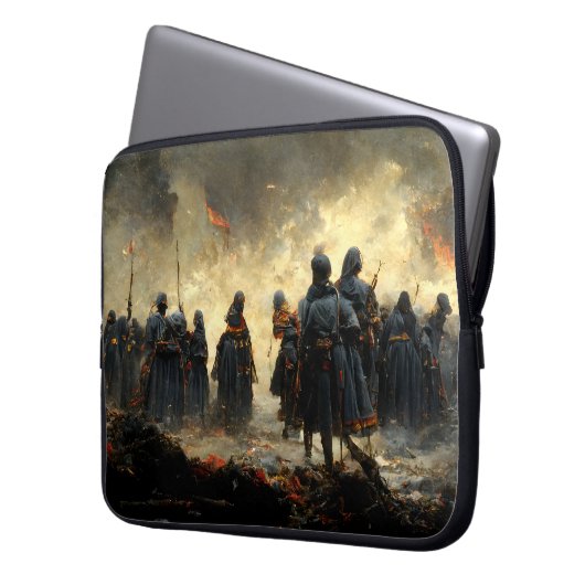 Attack the Place Laptopschutzhülle (Vorderseite Links)