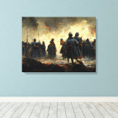 Attack the place leinwanddruck (Insitu (Holzboden))