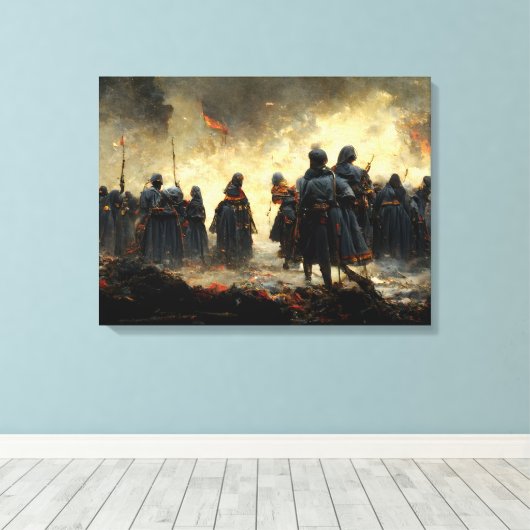 Attack the place leinwanddruck (Insitu (Holzboden))