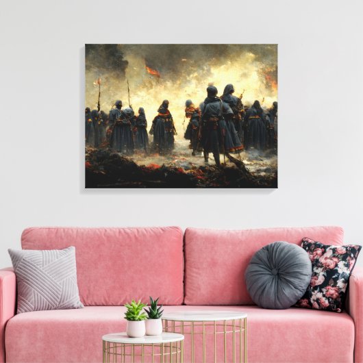 Attack the place leinwanddruck (Insitu (Wohnzimmer))