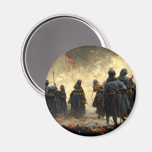 Attack the place magnet (Vorderseite/Rückseite)