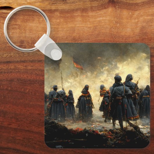 Attack the Place Schlüsselanhänger (Vorderseite)