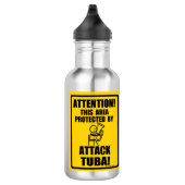 Attack Tuba Edelstahlflasche (Rechts)